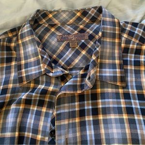 Blue brand men’s button down